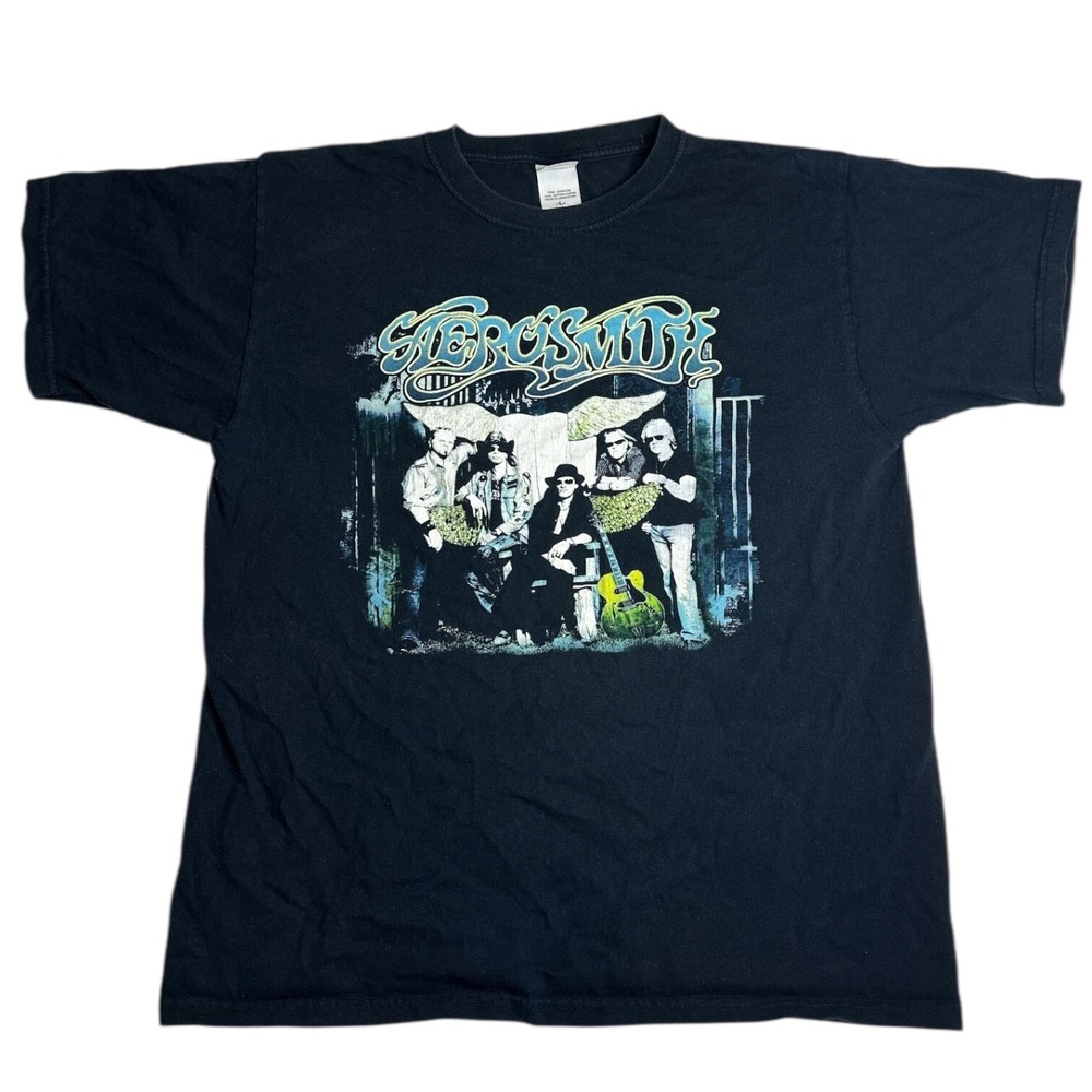 Aerosmith 2006 Tour T-shirt Men's Large Concert‎  Anvil Graphic Tee